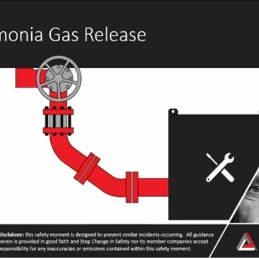 Ammonia release pic