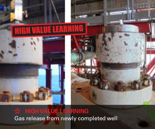 Image of HVL Gas release from newly completed well 600x500