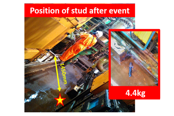 Casing stud failure image