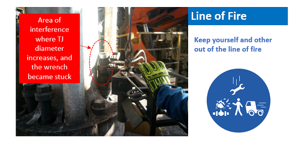 Crewman caught in line of fire 2