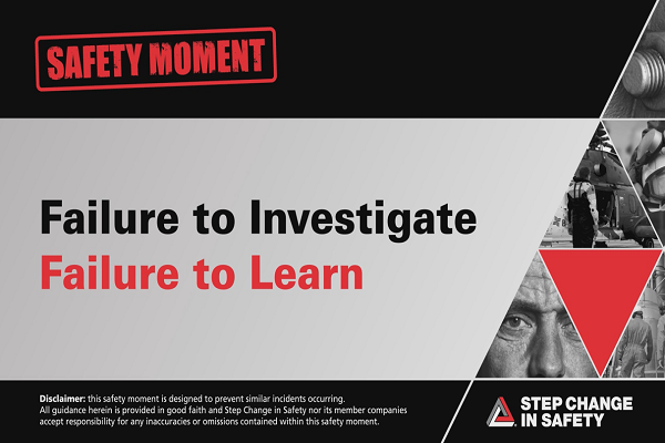 Failure to investigate image