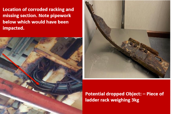 PDO identified during rope access ops