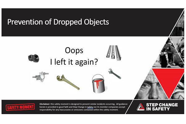 Prevention of drops moment