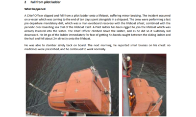 2 Fall from pilot ladder