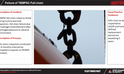 Failure of TEMPSC Fall chain