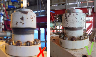 Gas release from newly completed well image