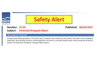 Potential Dropped Object