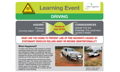 Safer together Line of Fire