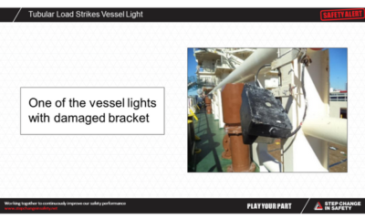 Tubular Load Strikes Vessel Light 2