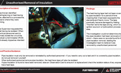 Unauthorised Removal of Insulation