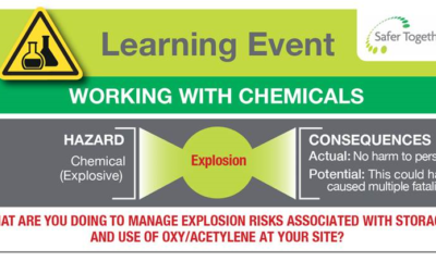 Working with Chemicals Explosion
