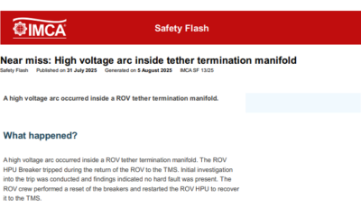 High voltage arc