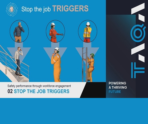 TAQA Stop the job triggers Animation