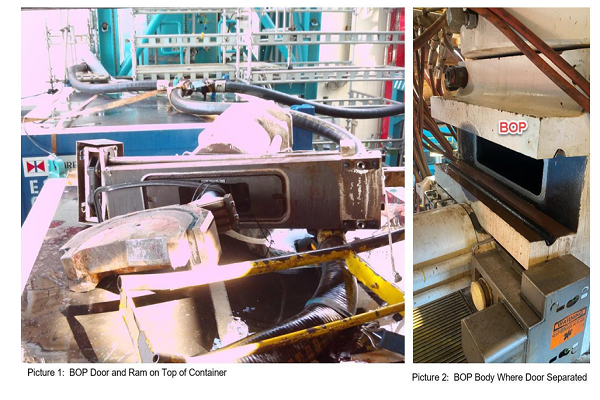 Blind shear door image